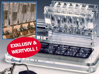 12 Zylinder Solarmotor. Exklusiv & wertvoll.